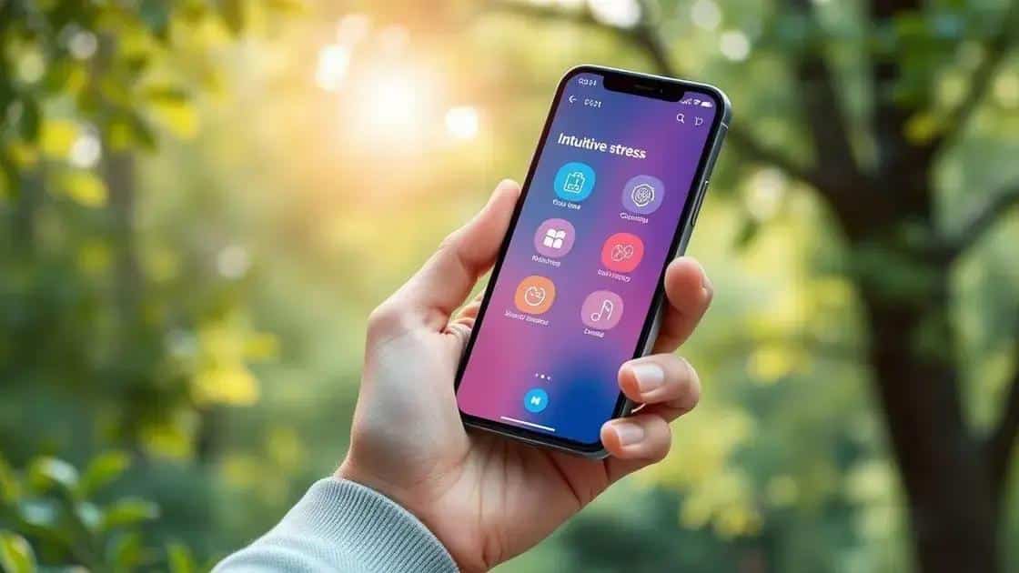 Features to look for in stress management apps
