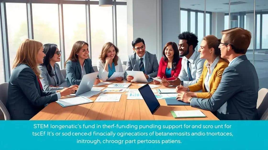 Key organizations funding stem initiatives