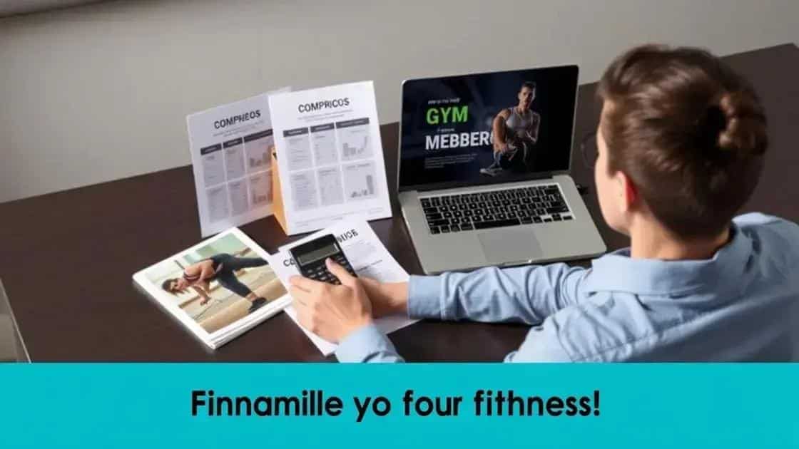Comparing costs and benefits of gym plans