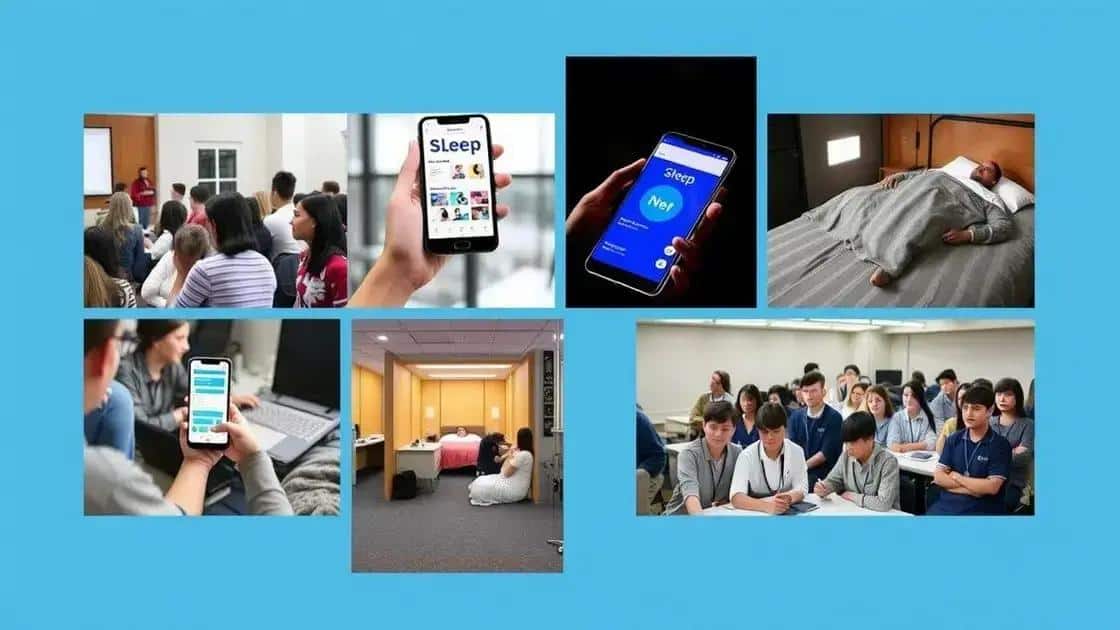 Recent initiatives promoting better sleep habits