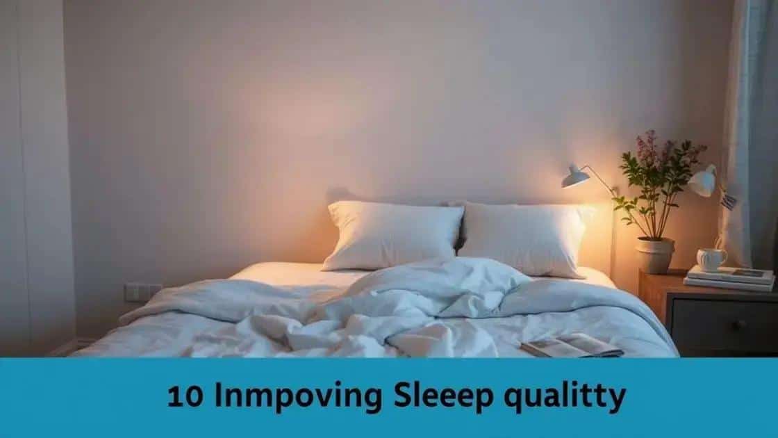 Tips for improving sleep quality today