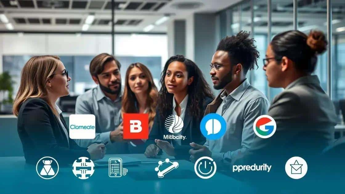 Major players in the tech landscape